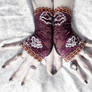 Theodosia Lace Fingerless Gloves