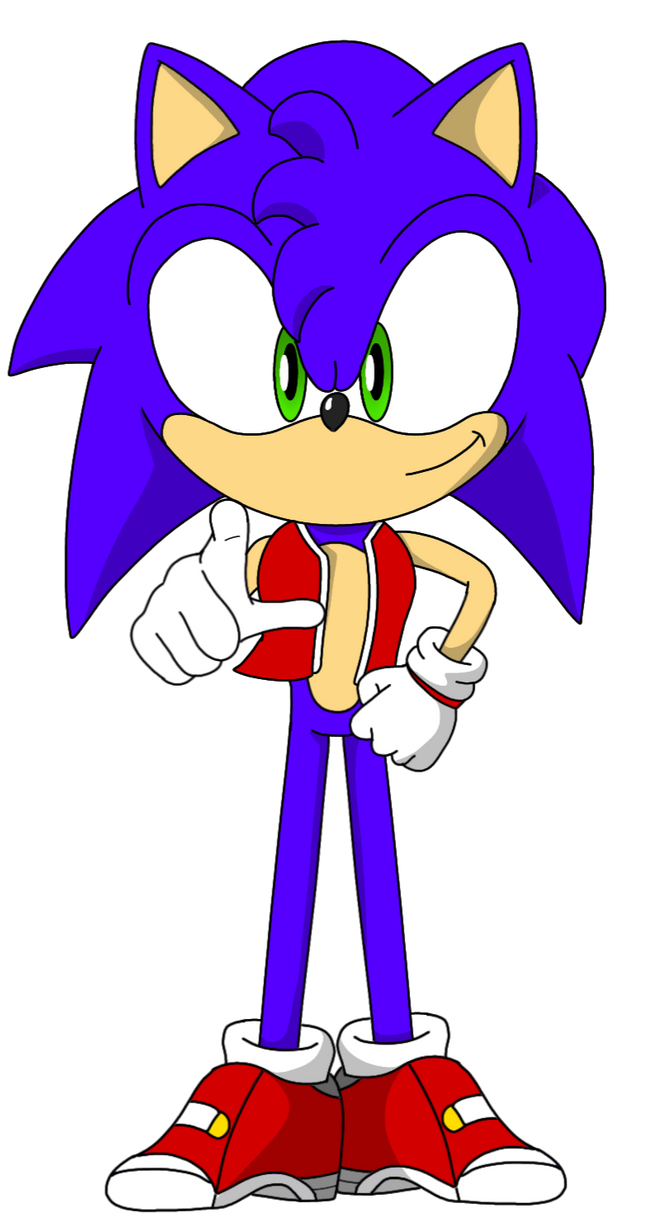 Sonic Jr. the hedgehog by CreativeCub on DeviantArt