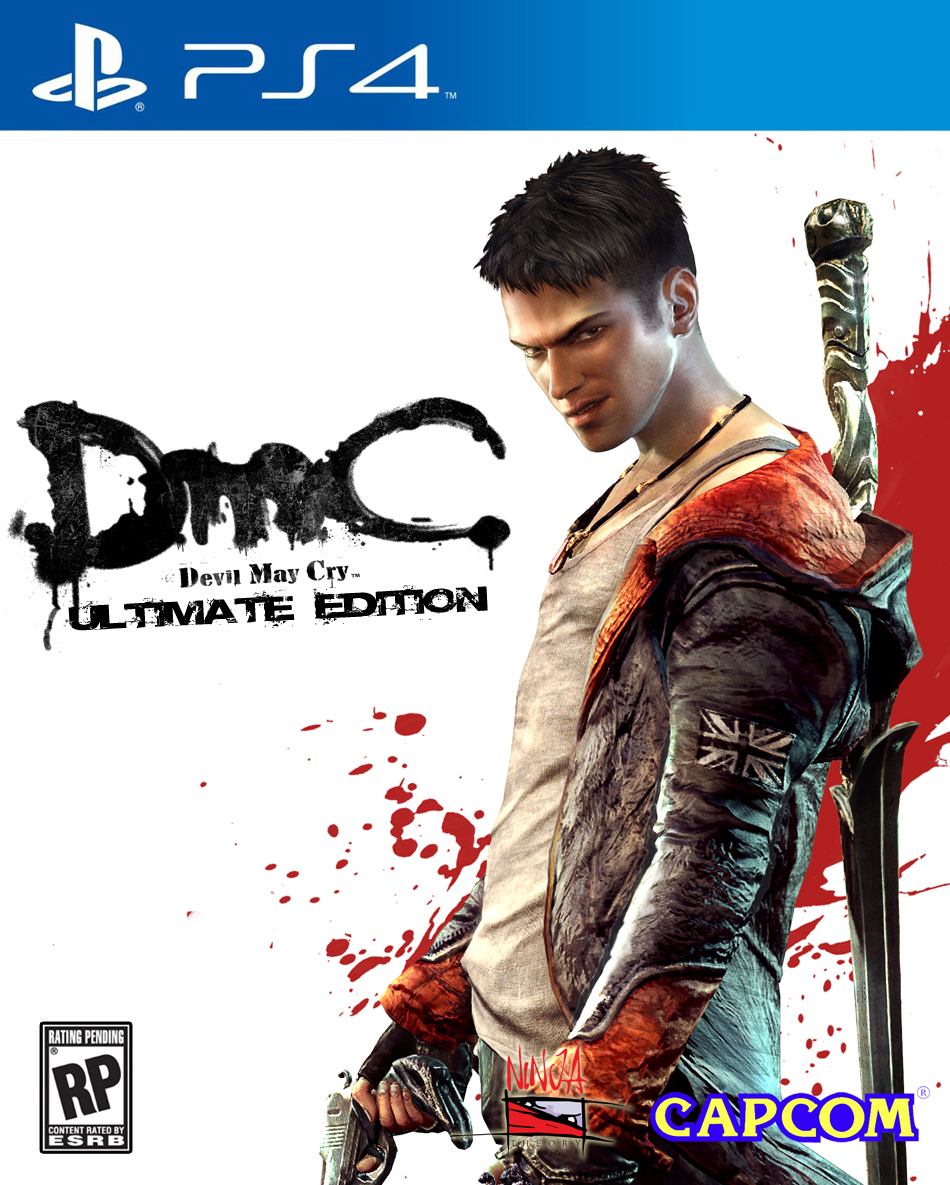 DmC Devil May Cry: Ultimate Edition PS4 Cover Art by TrinityNexus384 on  DeviantArt