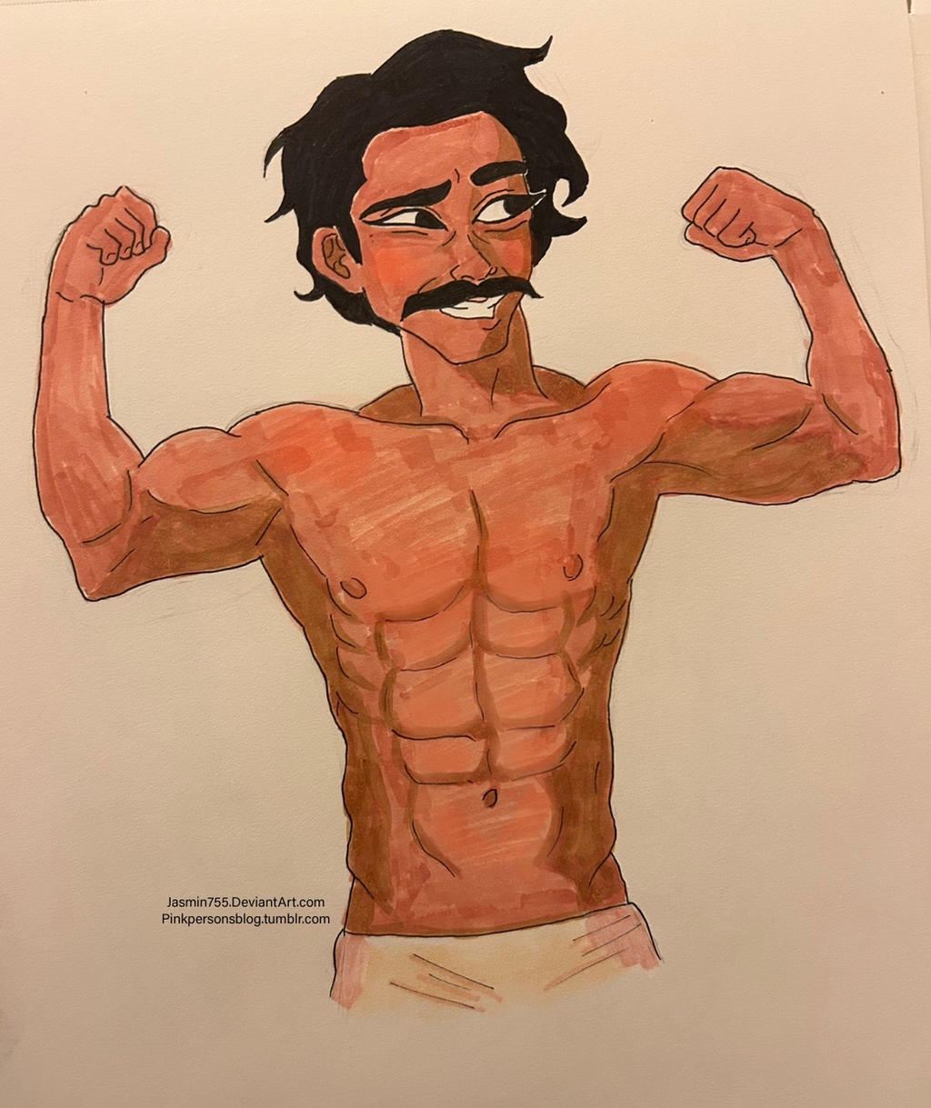 Ram From Rrr Ram flexing - RRR by jasmin755 on DeviantArt
