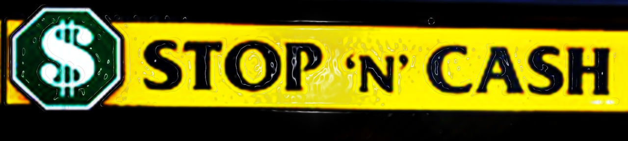 Stop N Cash 3D logo by LauranceW on DeviantArt