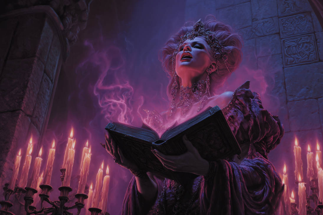 Midnight Arcane Ritual: Summoning the Veil Wraith by TimforShadeDigital ...