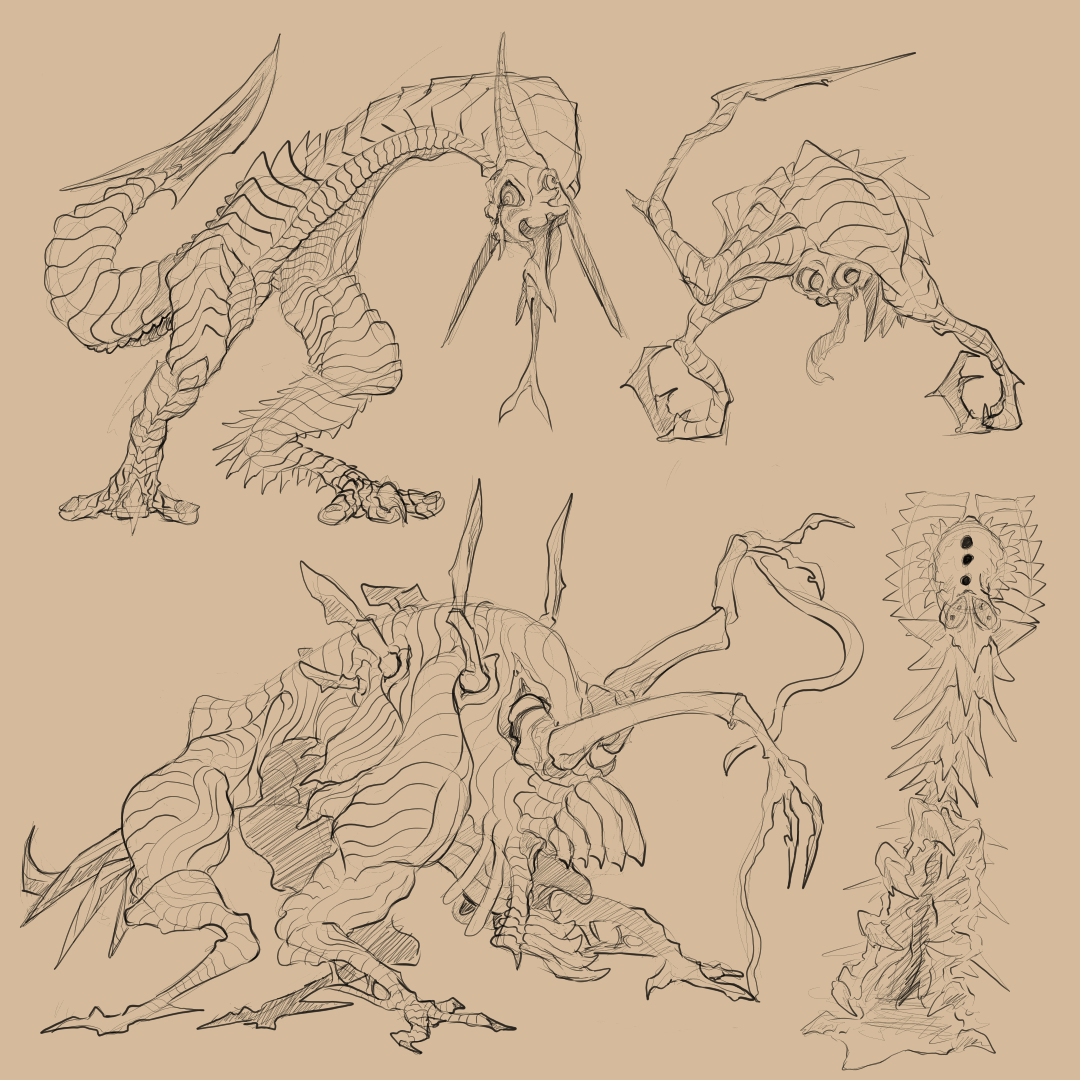 Creature design demons by TheUnusuallyFerret on DeviantArt