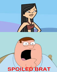 Peter Griffin calls Heather a Spoiled Brat