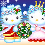 Hello Kitty pixel 210 (Christmas)