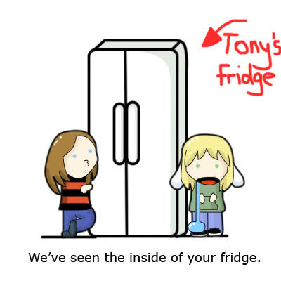Tony's fridge
