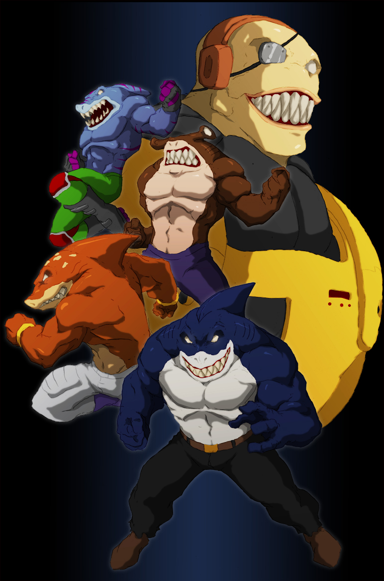 street sharks colored