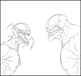 Carnage vs Venom by Anny-D