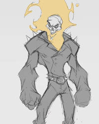 ghost rider sketch