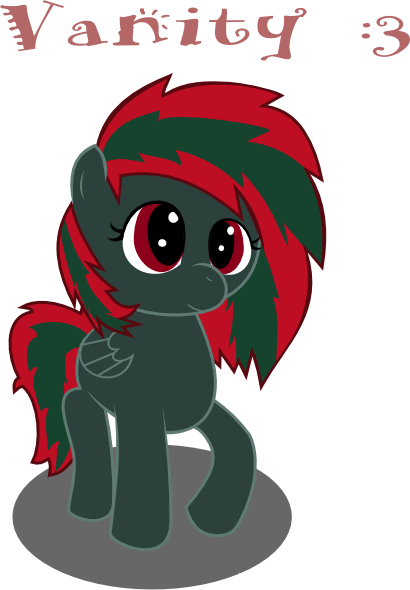 Dahvie Vanity as a pony