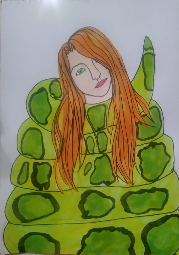 Princess python squeezed by snake by kitten5308 on DeviantArt