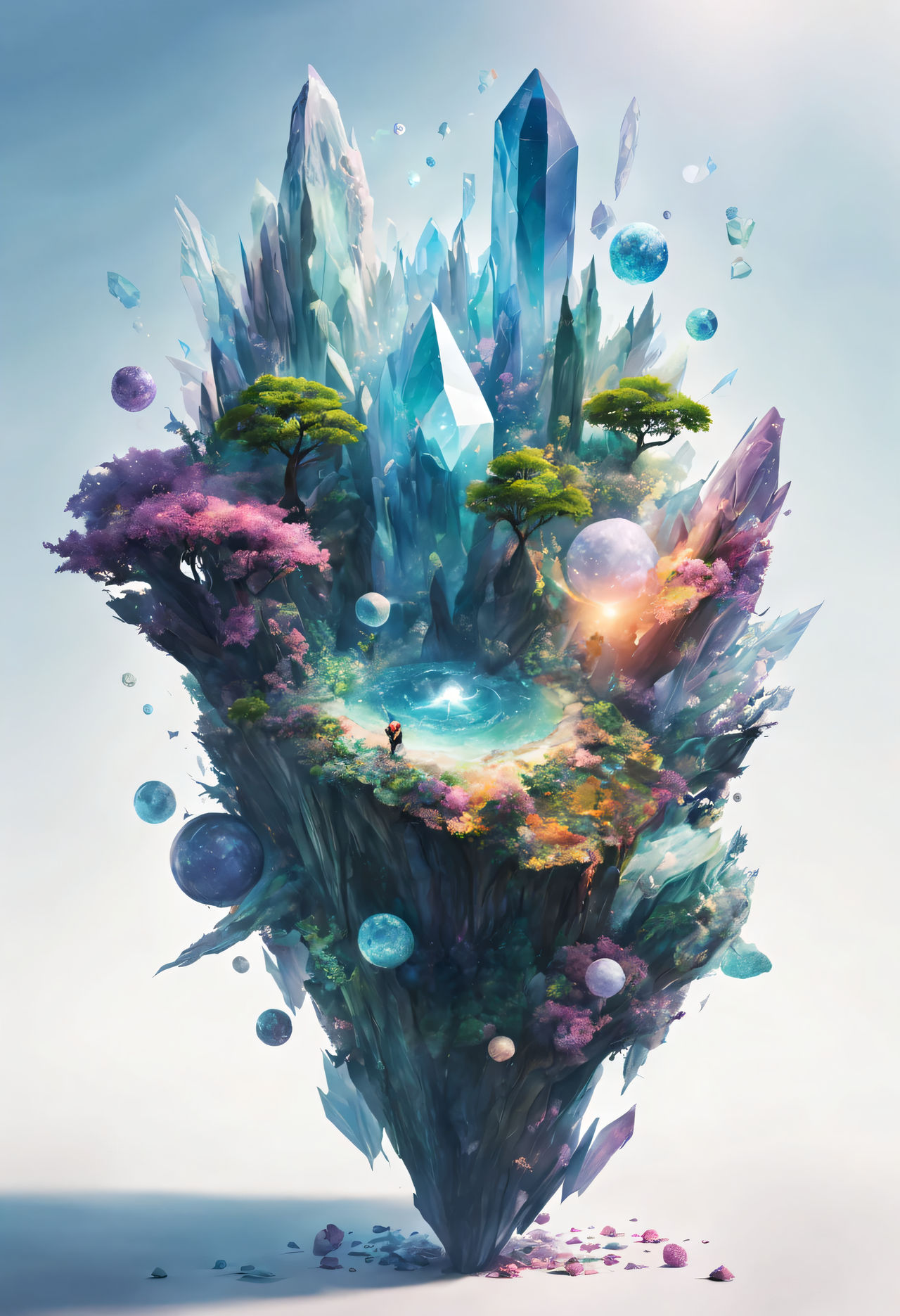 Planet Deviantart Crystal Planet by rogbrinas on DeviantArt