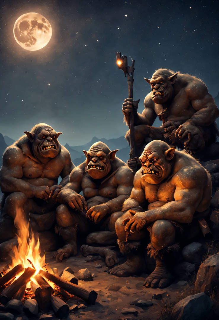 Ogres Lunch Ogres by rogbrinas on DeviantArt
