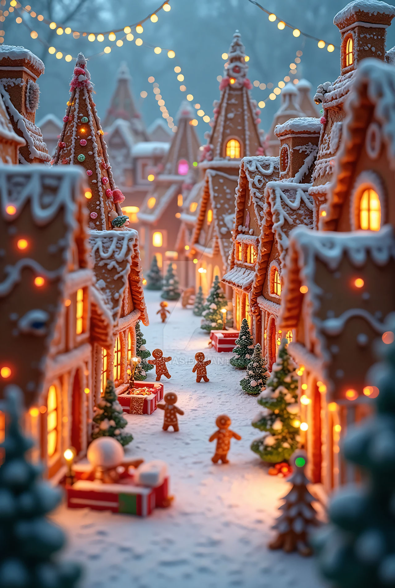 Gingerbread City by rogbrinas on DeviantArt