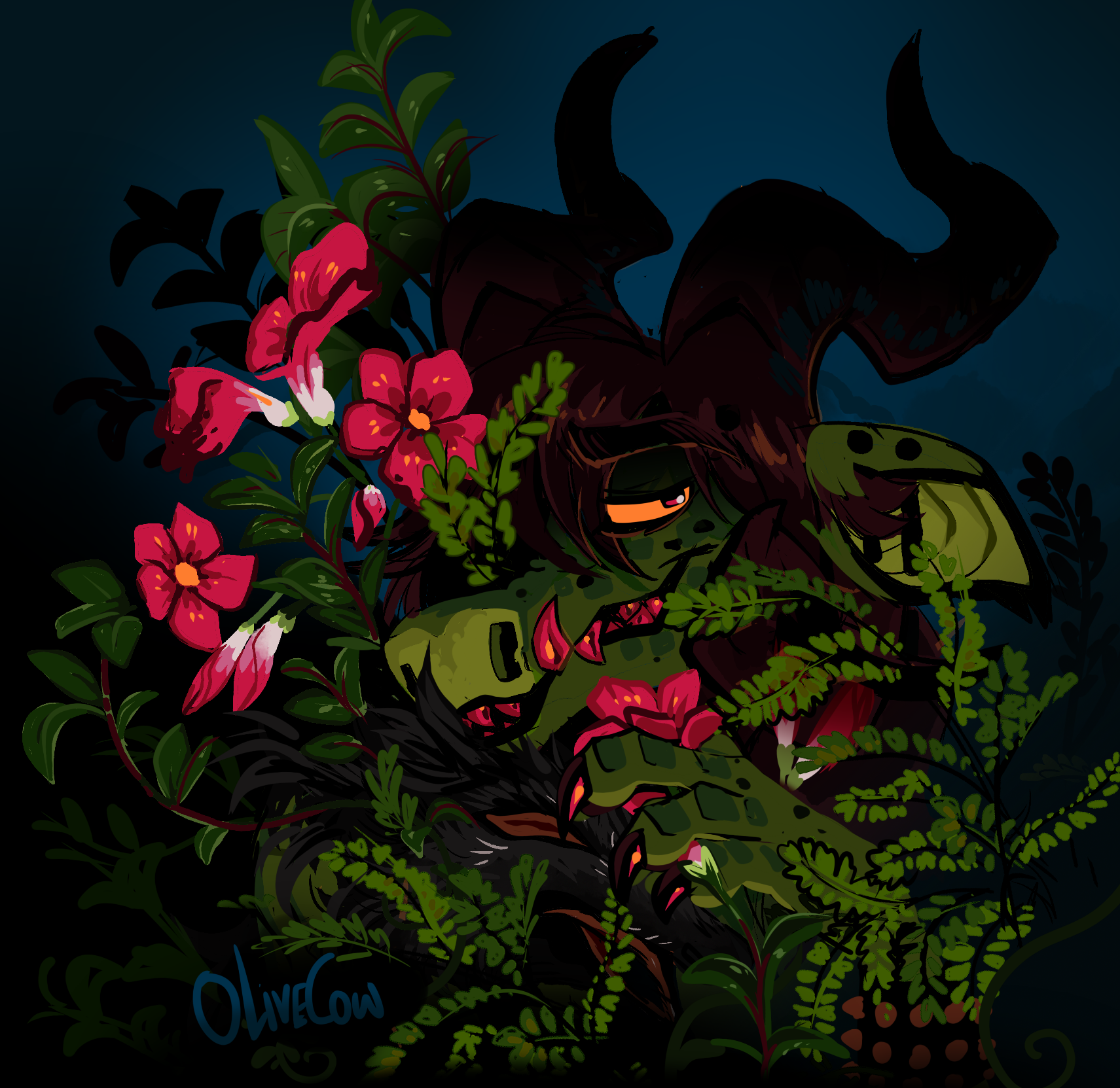 Plant Deviantart touchin some plants by OliveCow on DeviantArt