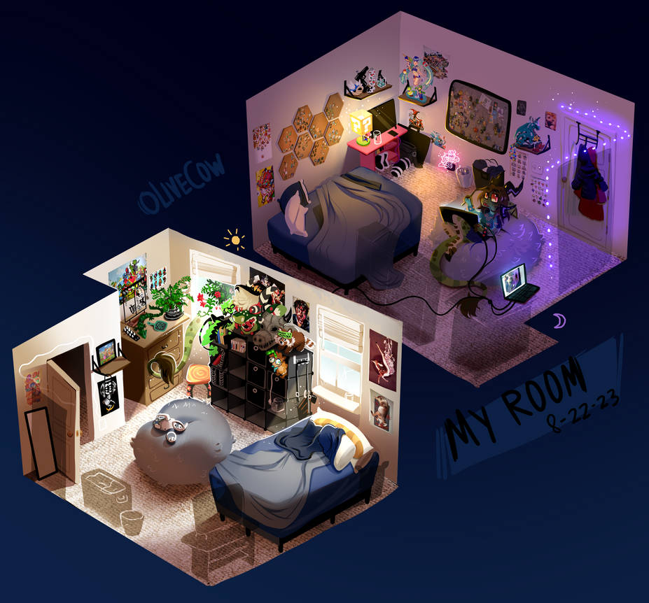 My New Room! by OliveCow on DeviantArt