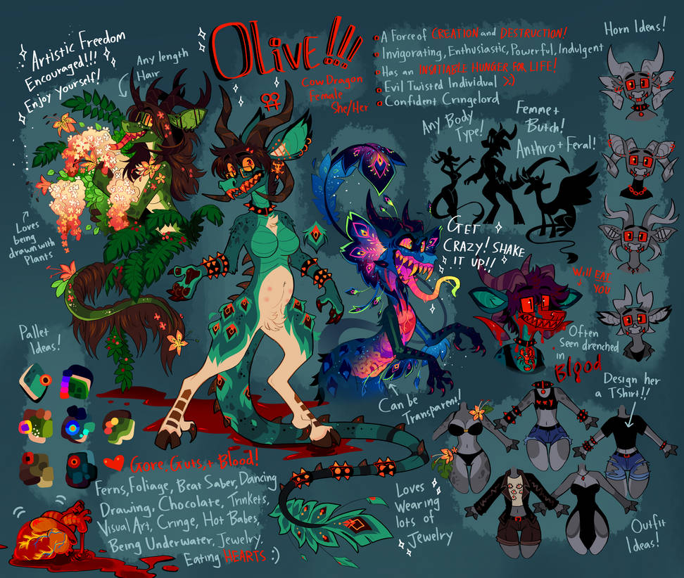 Olive Raging Hunter OLIVE REF 2024 by OliveCow on DeviantArt