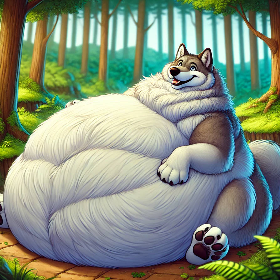 Fat Wolf 3 By Sadhaizz On DeviantArt fat-wolf-3-by-sadhaizz-on-deviantart