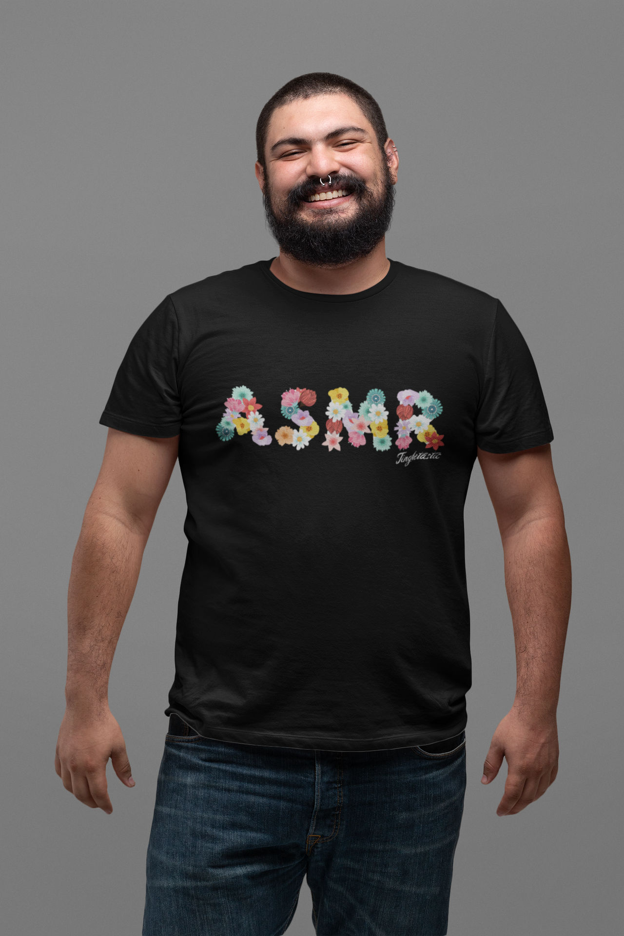 Download Plus Size T Shirt Mockup Featuring A Smile Bearded By M1ssbehave On Deviantart