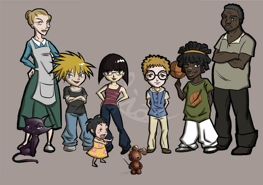 Characters Stitched Together characters from Stitched by yangtianli on DeviantArt