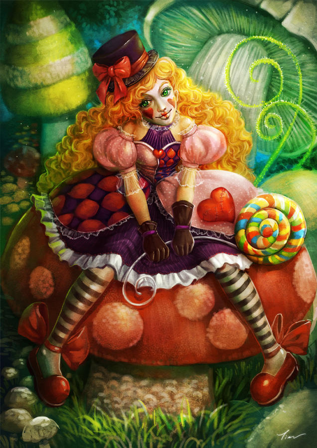 Clown Girl - Commission by yangtianli