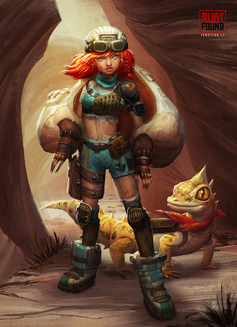 Project Ruby Found _ Ruby and her sidekick by yangtianli on DeviantArt