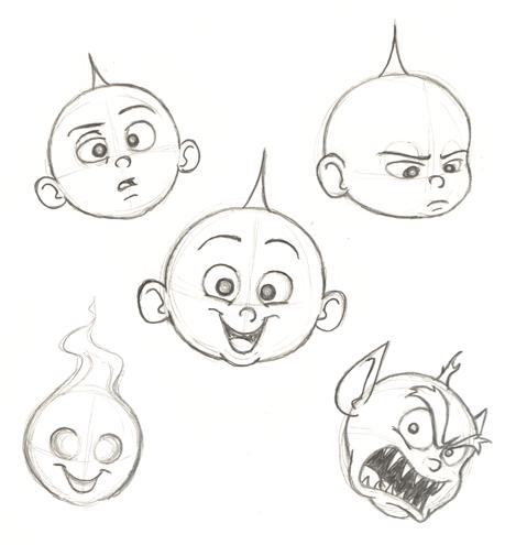 Jack-Jack face study