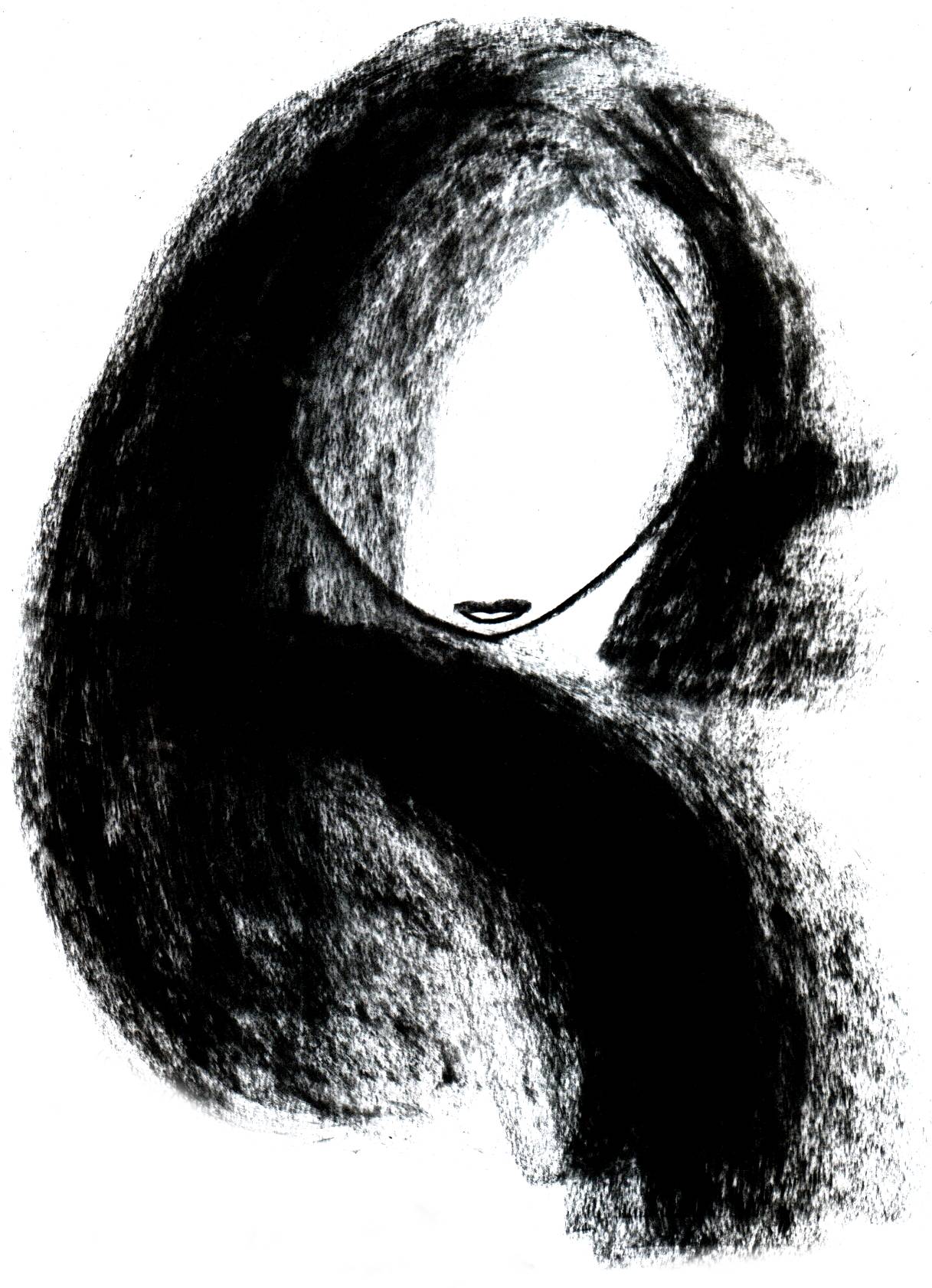 A reflection of Deep conscience a portrait woman by lineheartlukasan on ...