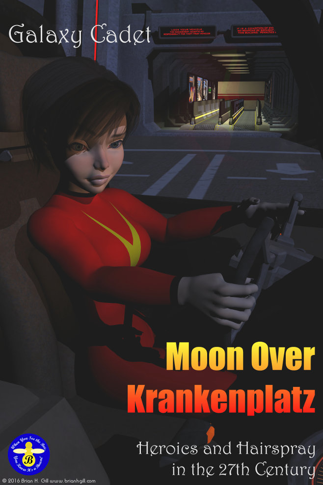 Moon Over Krankenplatz Poster by Norski