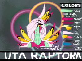 Uta Raptora Digital color reference
