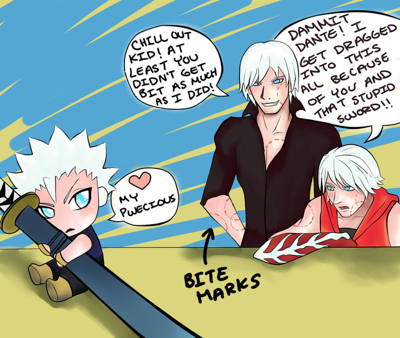 Chibi Vergil Dante And Nero By Veggwhale On DeviantArt chibi-vergil-dante-and-nero-by-veggwhale-on-deviantart