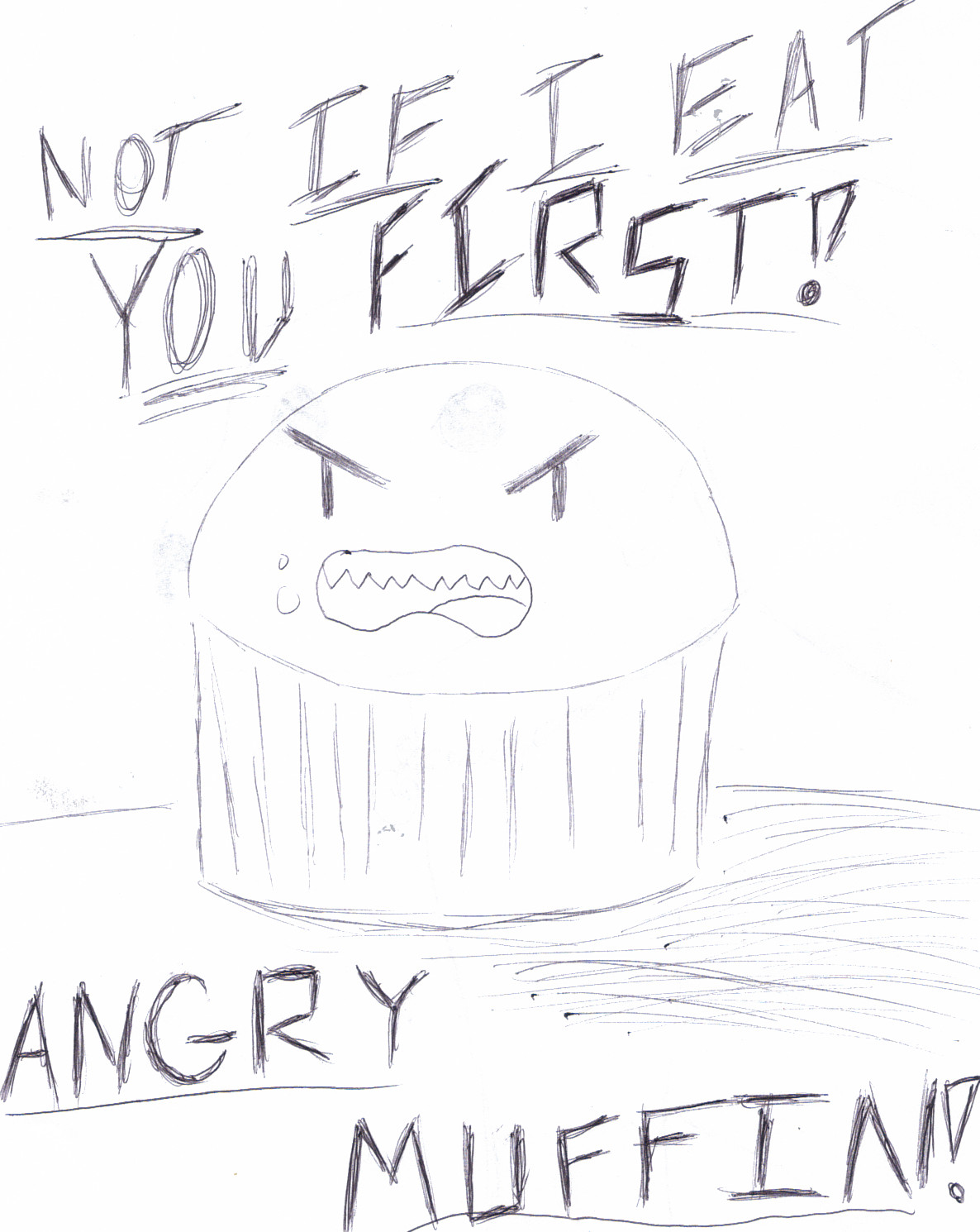 Muffin Rude angry muffin by BubbliBubbles452 on DeviantArt