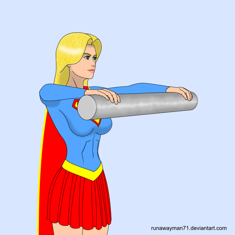 Supergirl - Bending steel bars (animated GIF) by runawayman71 on DeviantArt