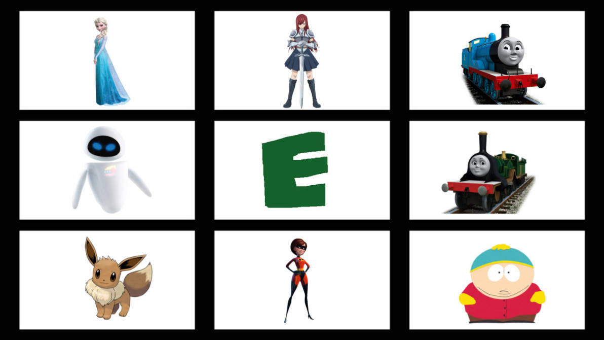 My Favorite E Characters by RamiroCalderonIV on DeviantArt