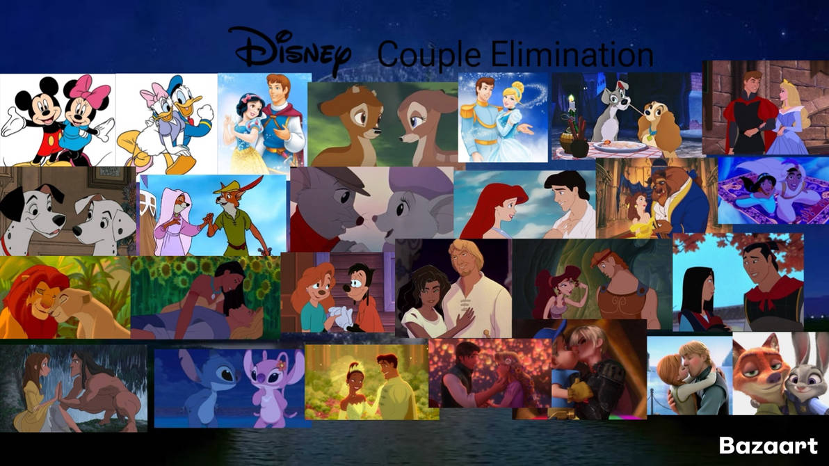 Disney Duo Deviantart Disney Couple Elimination Round 1 by RamiroCalderonIV on DeviantArt