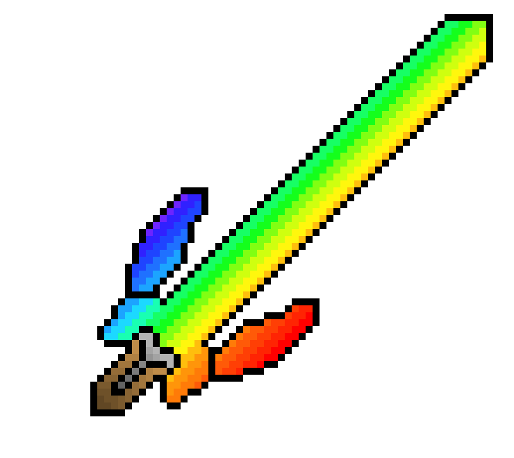 Minecraft Rainbow Sword