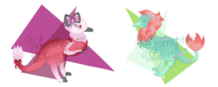 Velociraptor Adopts (1/2 Open)