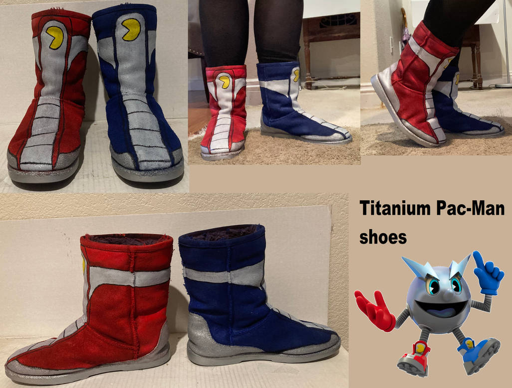 Titanium Pac-Man Shoes by LACB20Studios on DeviantArt