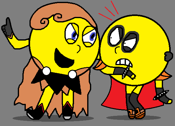 Pac-Man Random Animated Character Doodle! by AshumBesher on DeviantArt