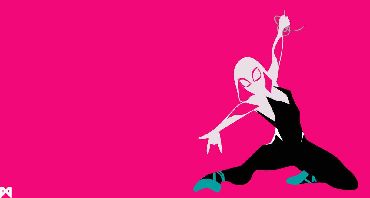 Spider-Gwen |Minimalist Desktop Wallpaper by MattPRZ on DeviantArt