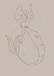 Mermaid Lineart by AmoDolls
