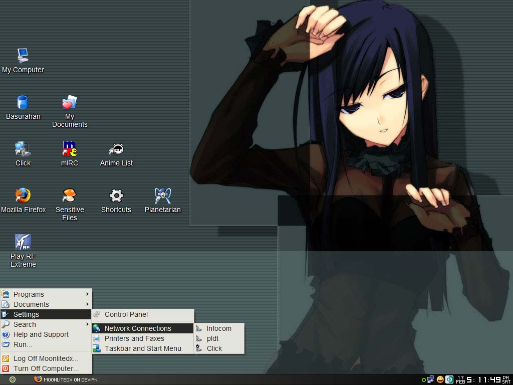 my desktop screenshot