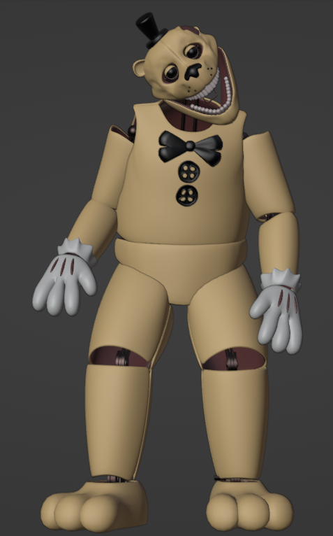 I fixed springtrap and nightmare fredbear : r/fivenightsatfreddys