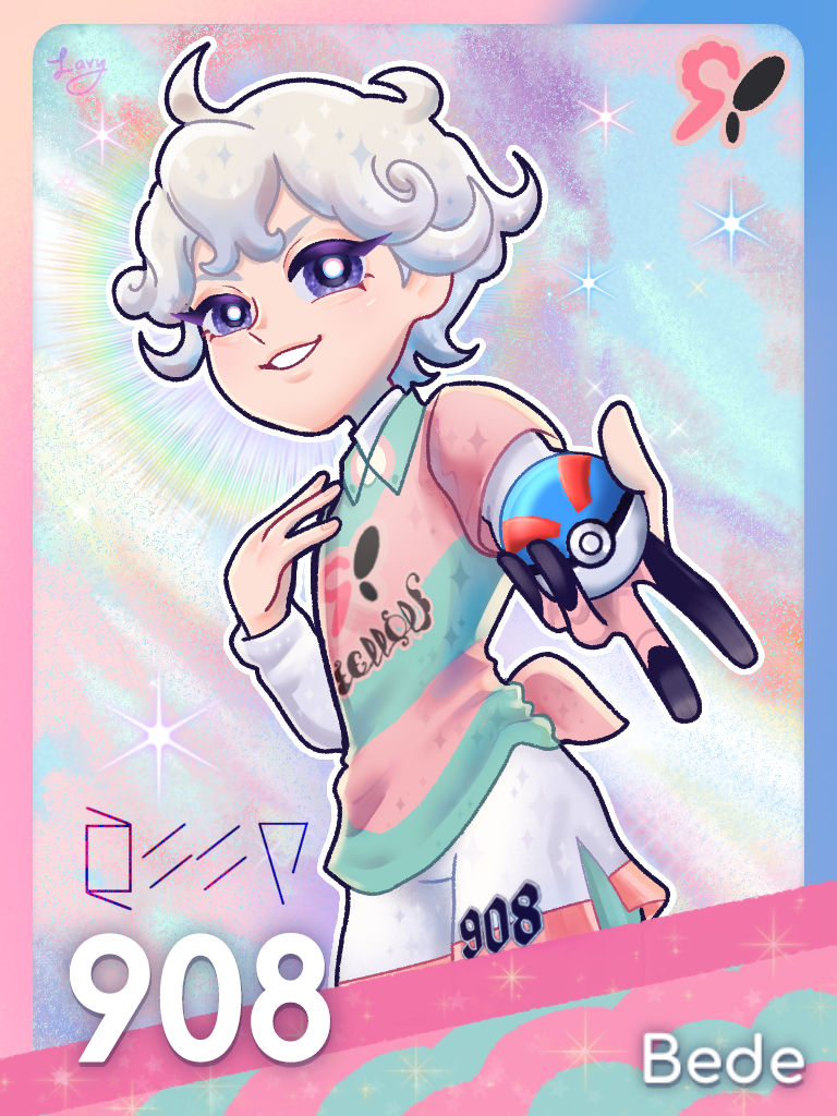 bede pokemon card full art - 199/202 - Sword & Shield Choose a Basic Energy card from your hand and attach it to 1 of your Benched Pokemon Bede's Decision Pokmon Card File