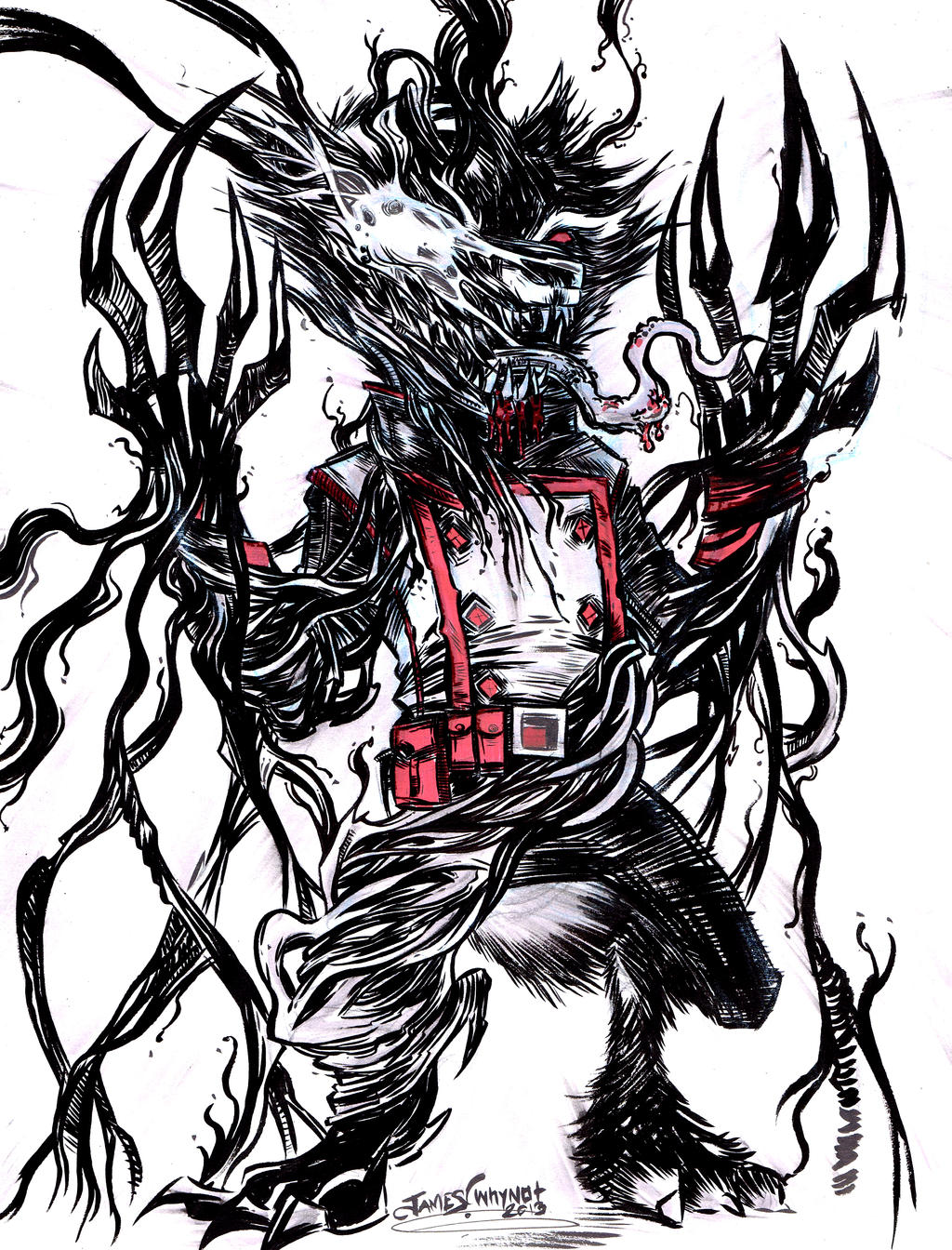 Rocket Raccoon/ Venom by JamesWhynotInks on DeviantArt