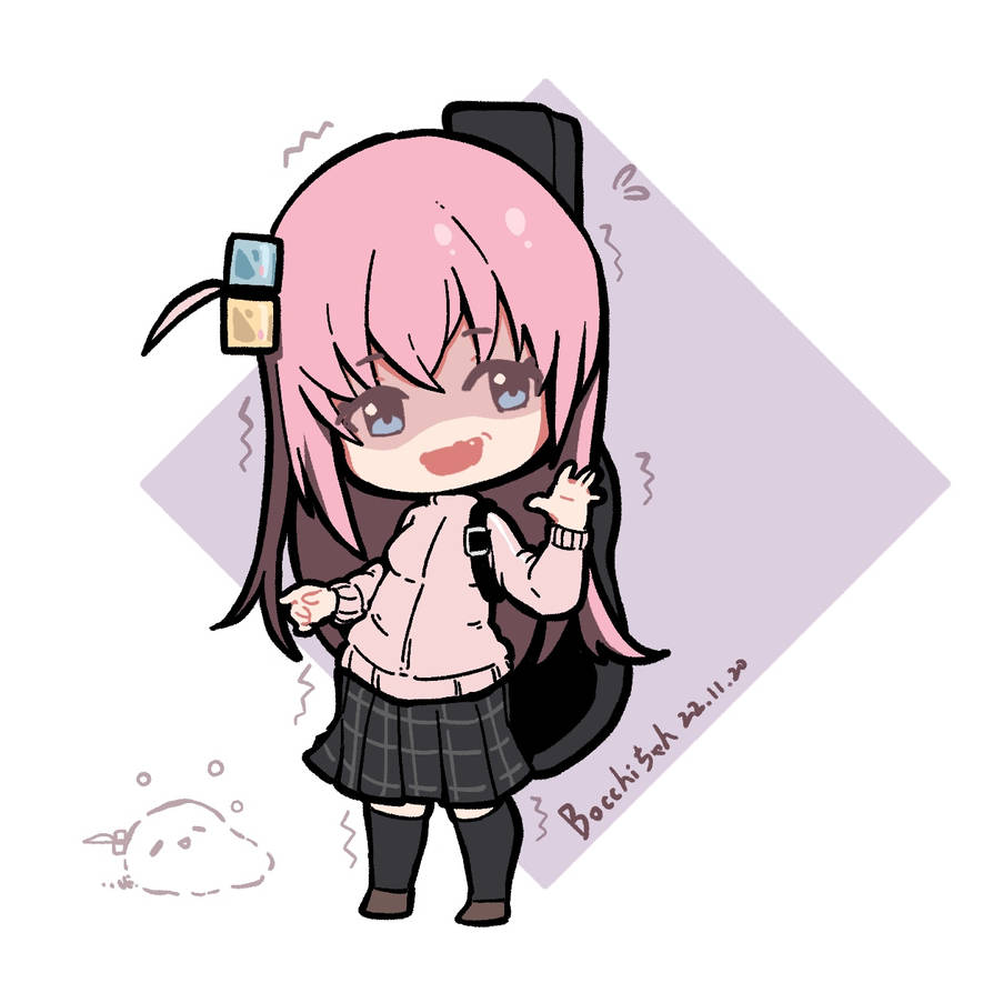Bocchi the Rock! :Bocchi by EmaOrange on DeviantArt