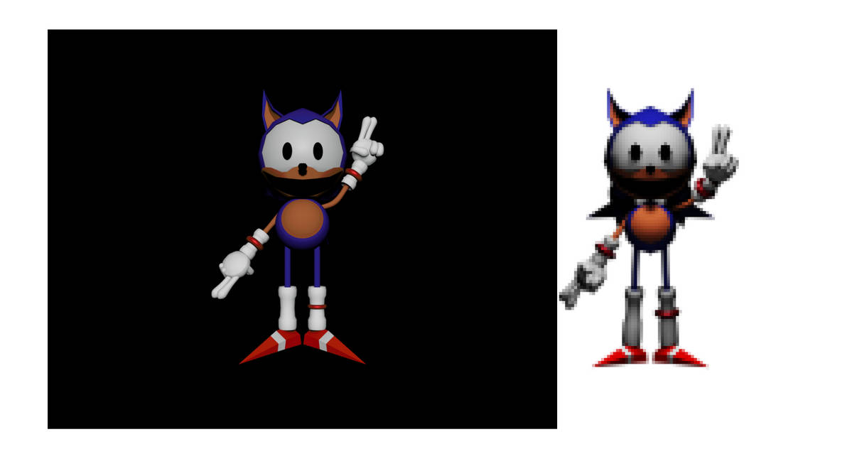 Fnf rewrite static up pose render (Blender) by AyseDede on DeviantArt