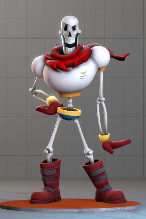 Papyrus Rig 3D Papyrus blocks the way by Py-Bun on DeviantArt