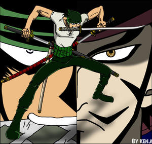 Roronoa Zoro Vs Mihawk