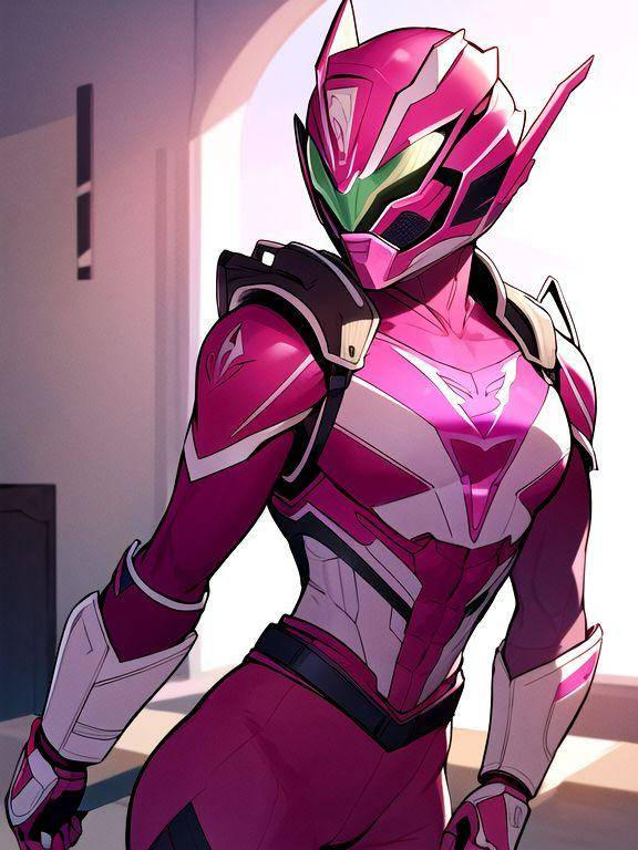 Pink Power Ranger AI Art. by RorickRumbles on DeviantArt